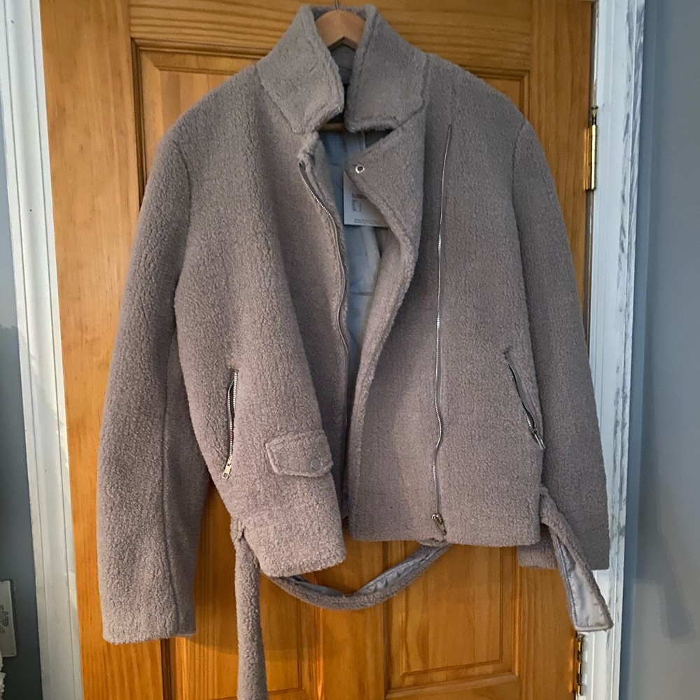 Wool moto jacket